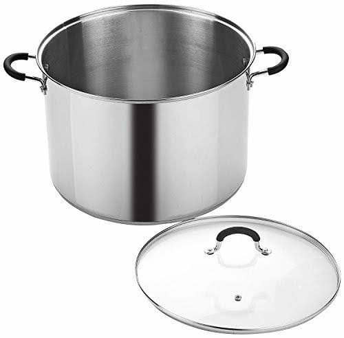 8 Quart Stainless Steel Stockpot with Lid U898