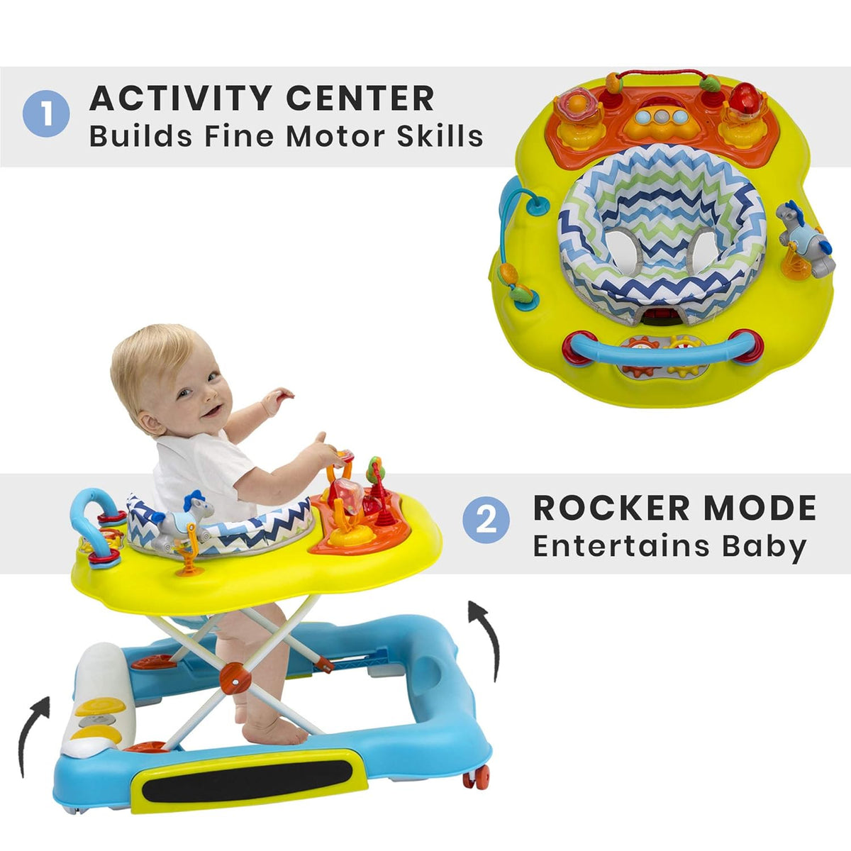 Blue/Green Musical Walker N509249