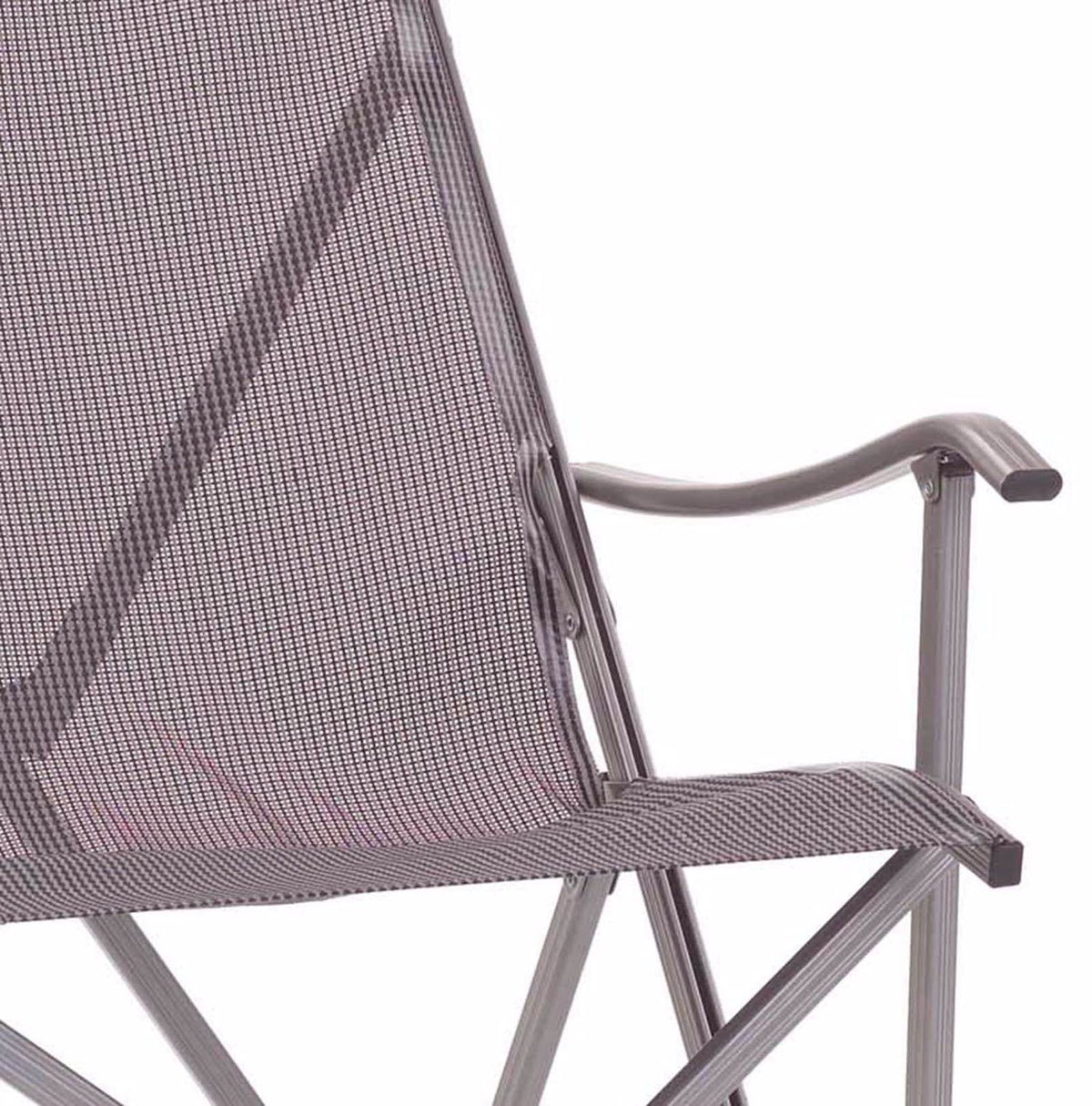 Gray Sling Chair with Drink Holder R527352