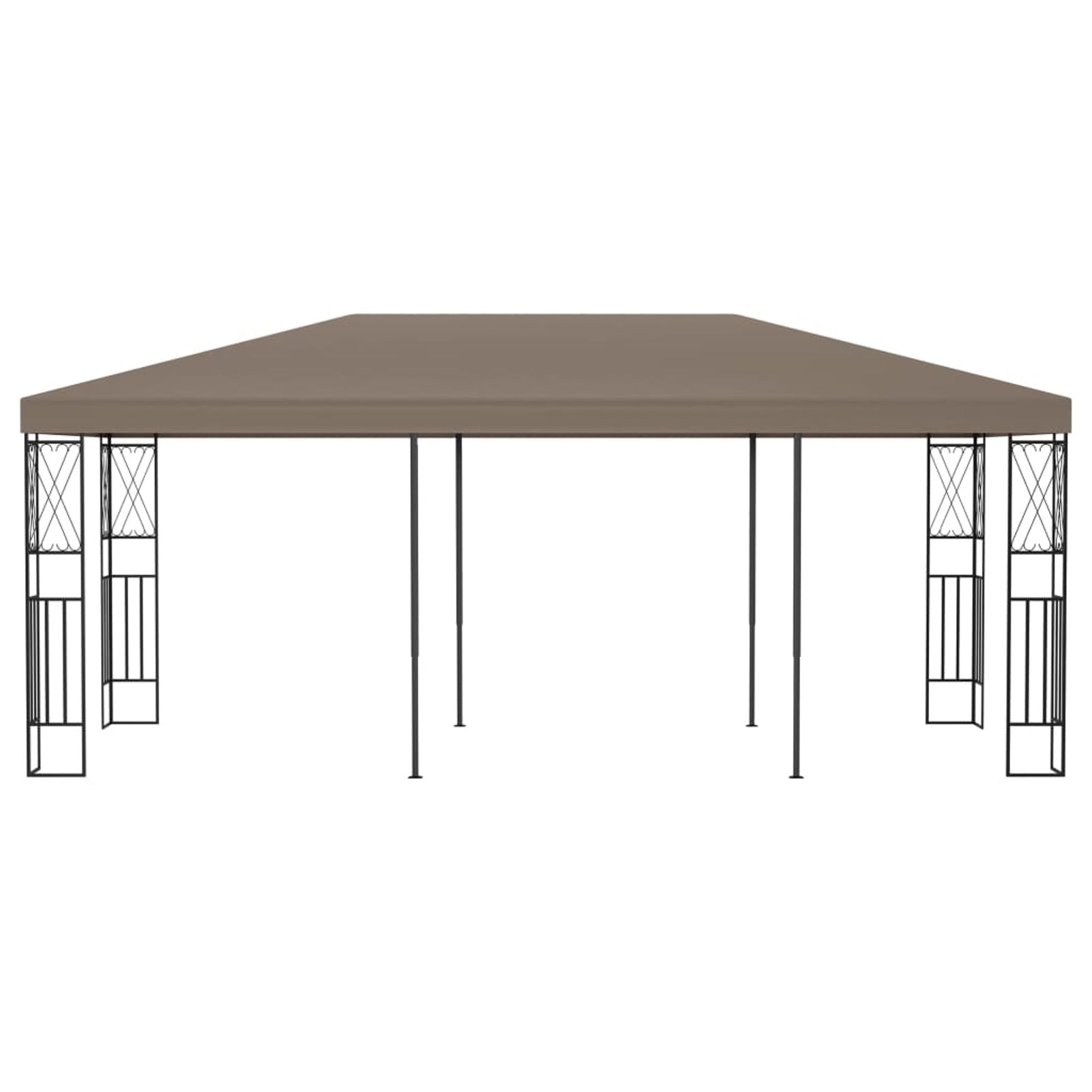 Taupe Fabric Canopy Tent Sun Shelter X186