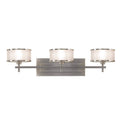 Brushed Steel 3 Light Vanity J871190