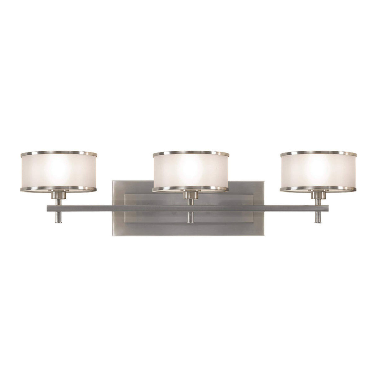 Brushed Steel 3 Light Vanity J871190