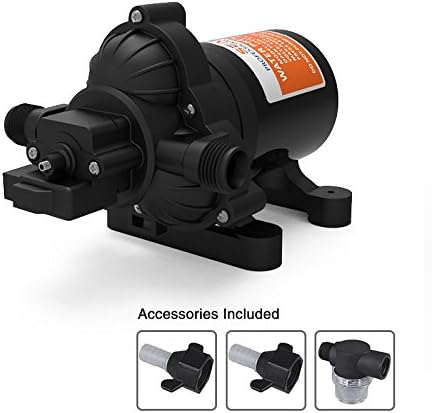 24V DC 2.8 GPM 45PSI Diaphragm Water Pressure Pump Z876251