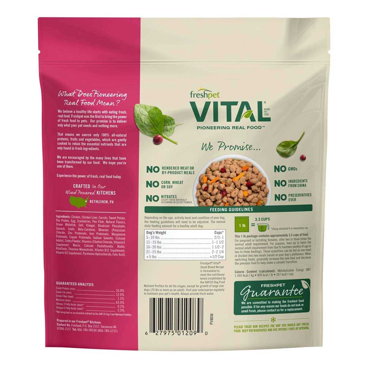 Grain-Free Chicken Fresh Small Breed Dog Food R89290