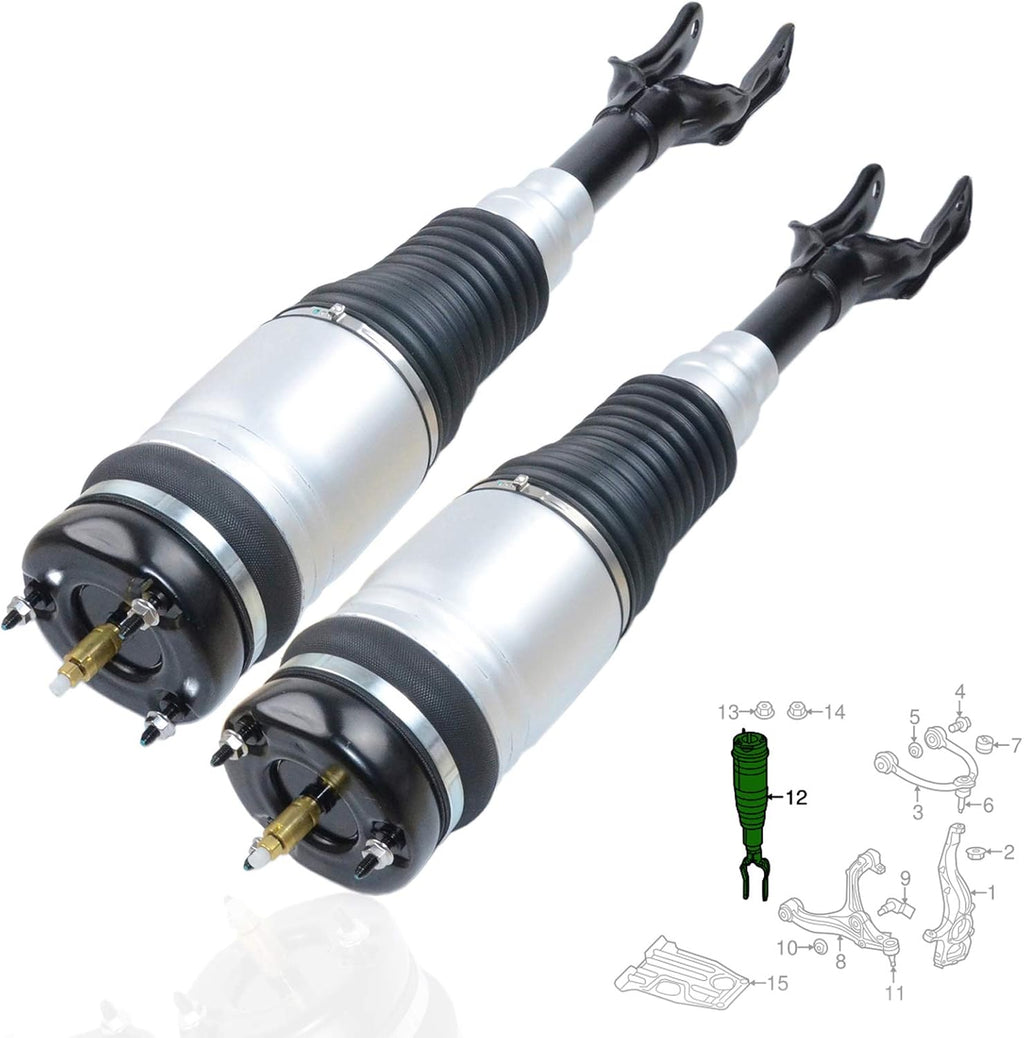 Rear Air Suspension Shocks Absorbers Replacement for Ram 1500 2013-2018 Left and Right G14711