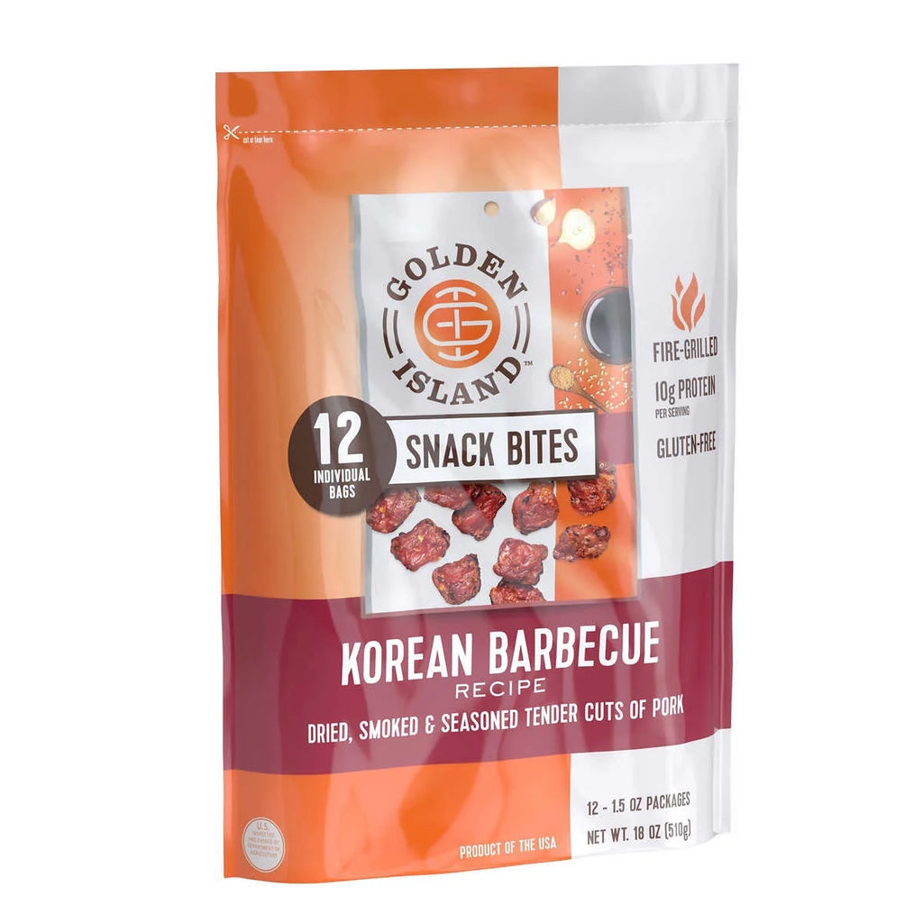 Pork Snack Bites Korean Barbecue 1.5 Ounce (12 Count) V522