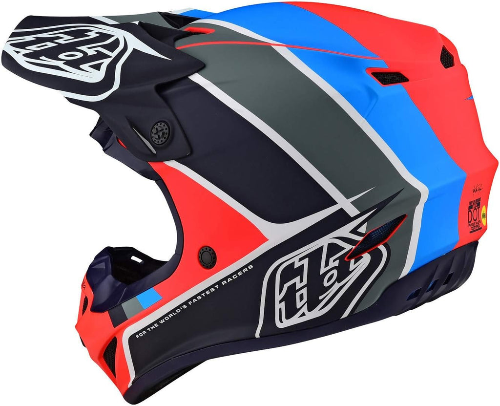 Orange/Navy Youth Helmet with MIPS S58611