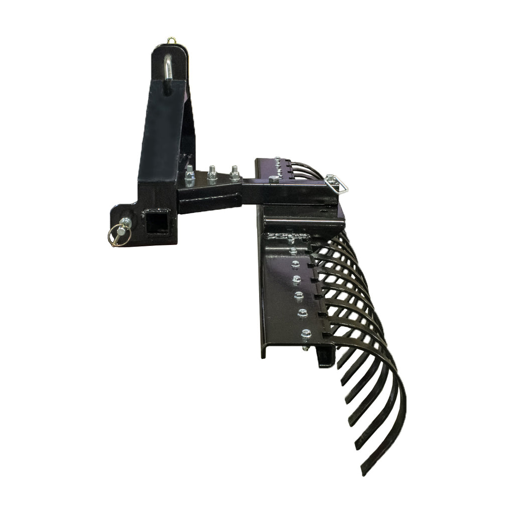 Heavy Duty 50" Width Landscape Rake with Replaceable Spring Steel Tines X537
