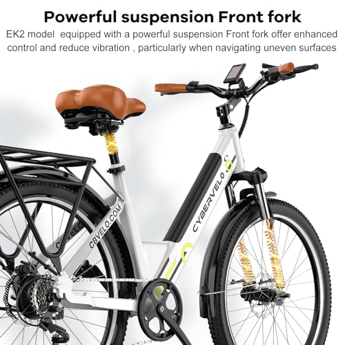 26" Electric Bike with 7-Speed and Removable Battery M214449