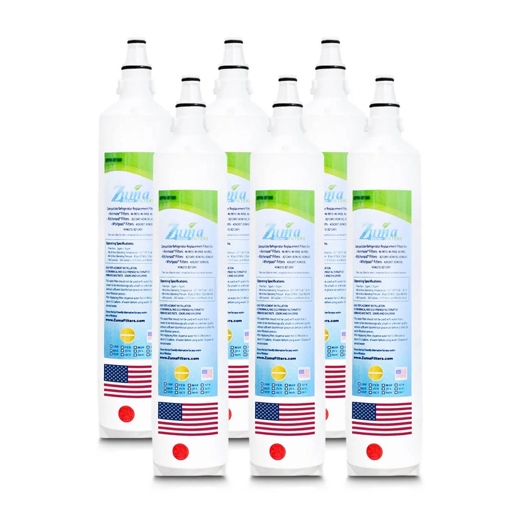 6 Pack Water Filters D3680