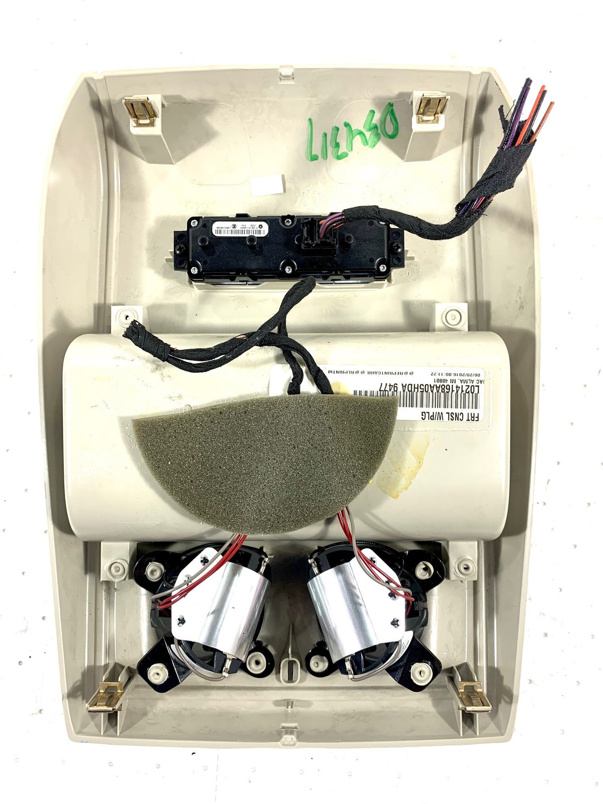 Gray OEM Overhead Roof Mini Console J27312