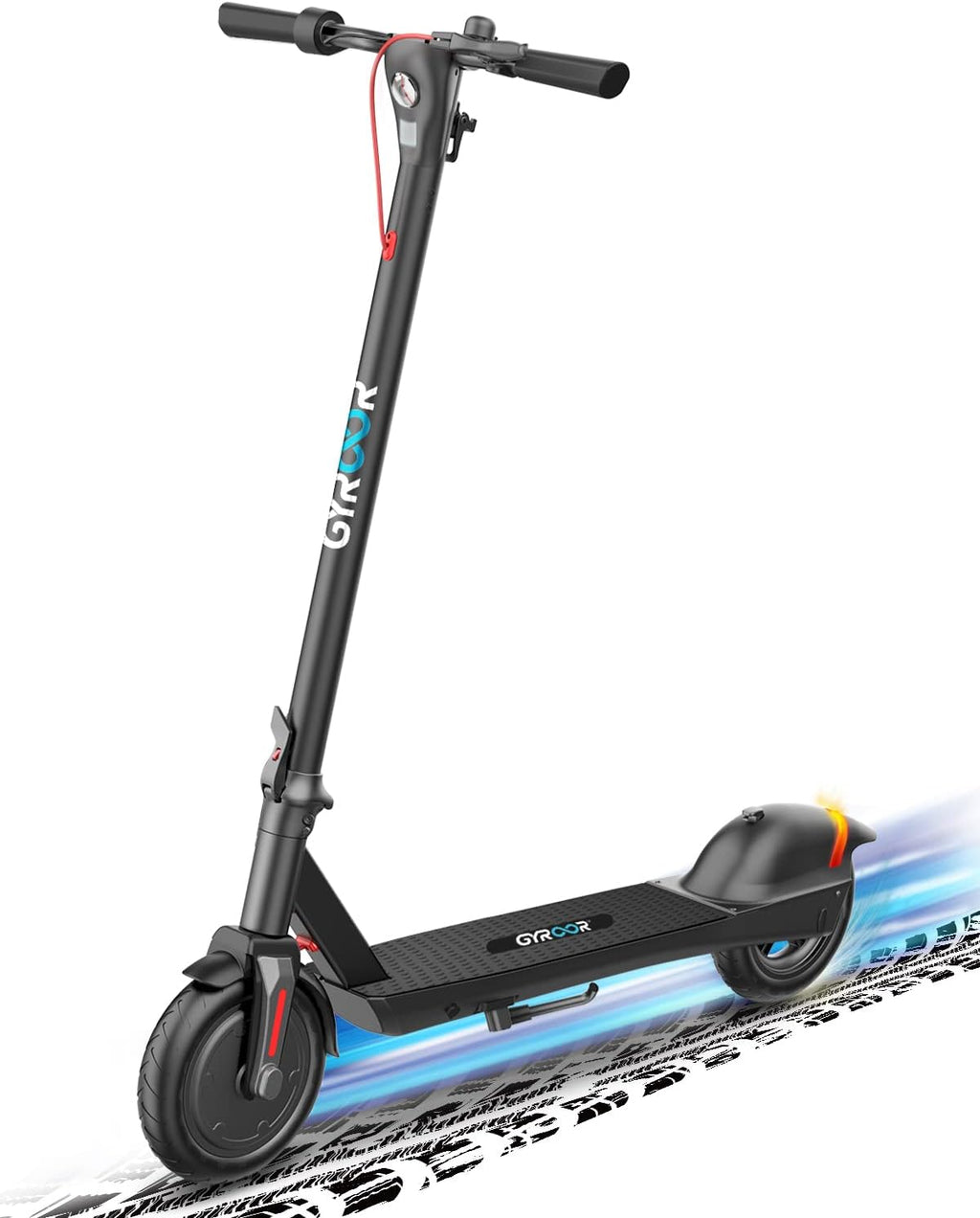 Electric Scooter with 23 Miles Range, 19 Mph, 380W Motor, 8.5" Pneumatic Tire Y215644