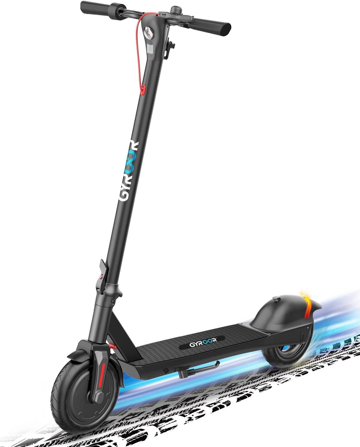 Electric Scooter with 23 Miles Range, 19 Mph, 380W Motor, 8.5" Pneumatic Tire Y215644