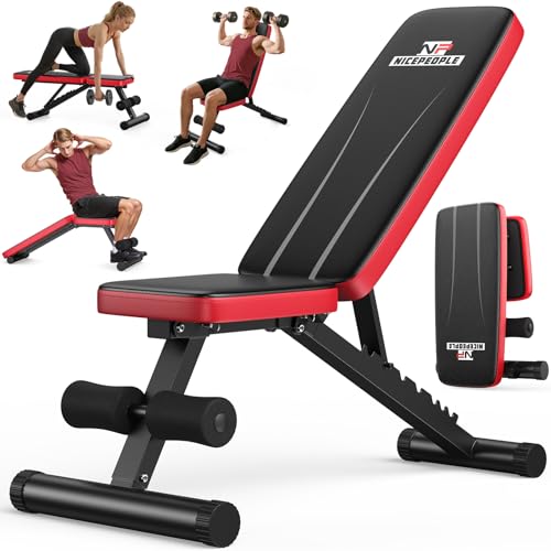 Foldable Weight Bench with 8 Backrests I38276