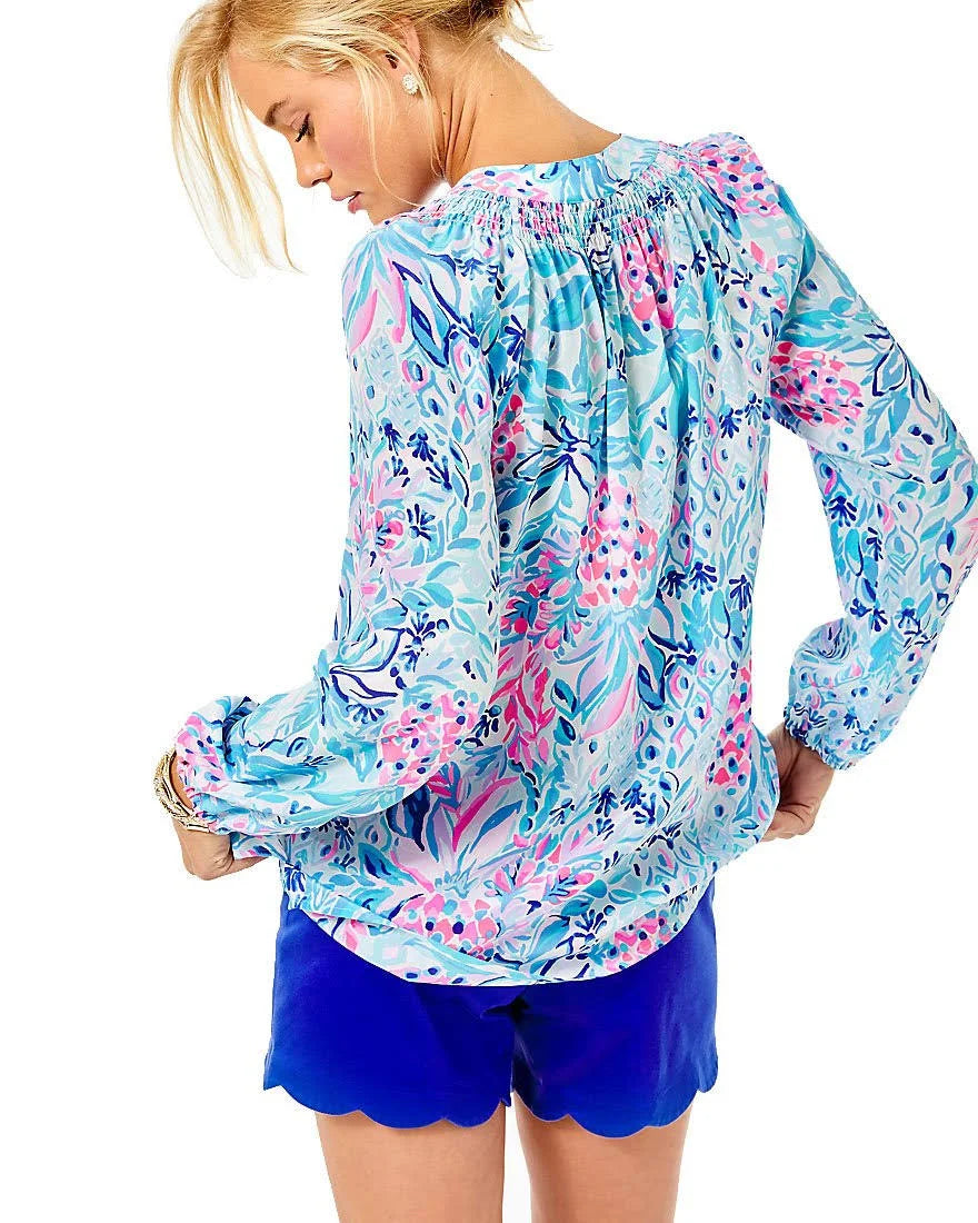 Pink Blossom Elsa Top K554