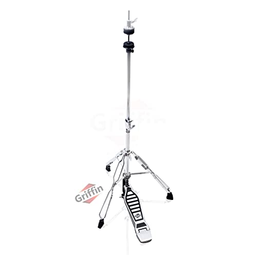 6 Piece Drum Hardware Pack with Snare, Hi-Hat, Cymbal Boom, Kick Pedal & Throne X737