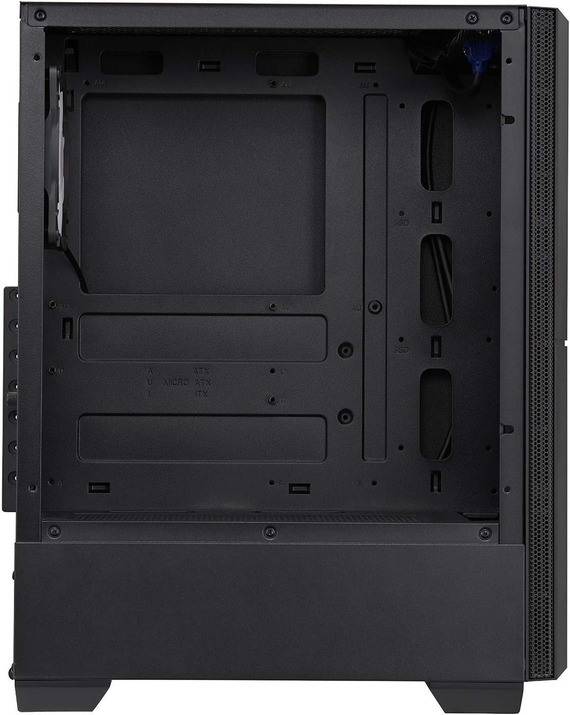 ATX Mid Tower PC Gaming Case with Tempered Glass Side Panel T7921