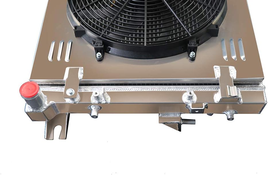 3 Row Aluminum Radiator with Shroud Fan and Relay U92405