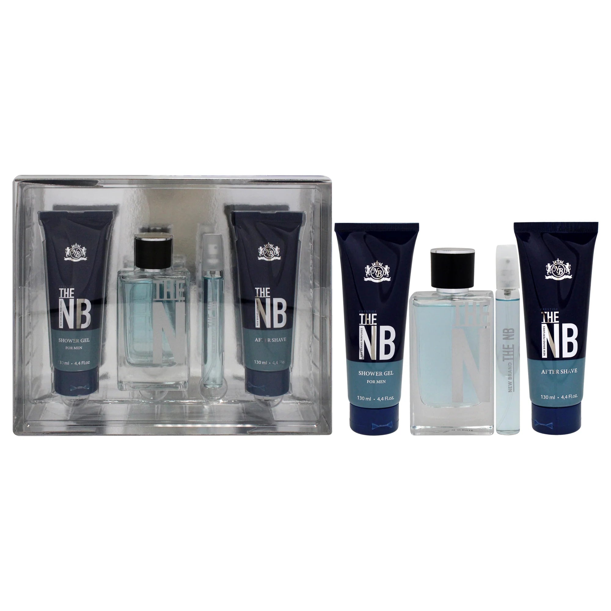 4 Pc Gift Set EDT Spray Shower Gel After Shave V6970