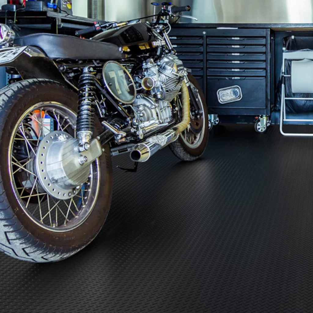 16.5ft x 3.3ft Heavy Duty Rubber Garage Floor Mat Roll Z665253