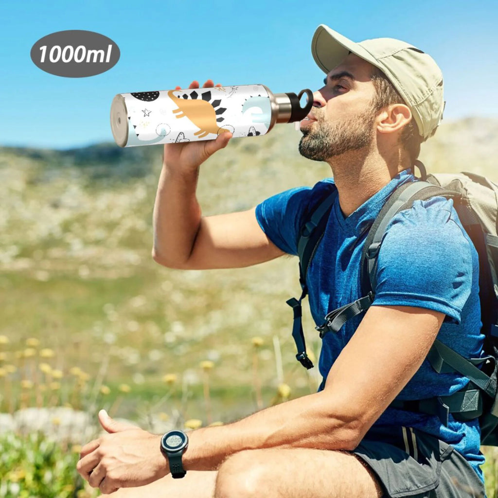 Stainless Steel Insulated Water Bottle with Straw Lid S8876