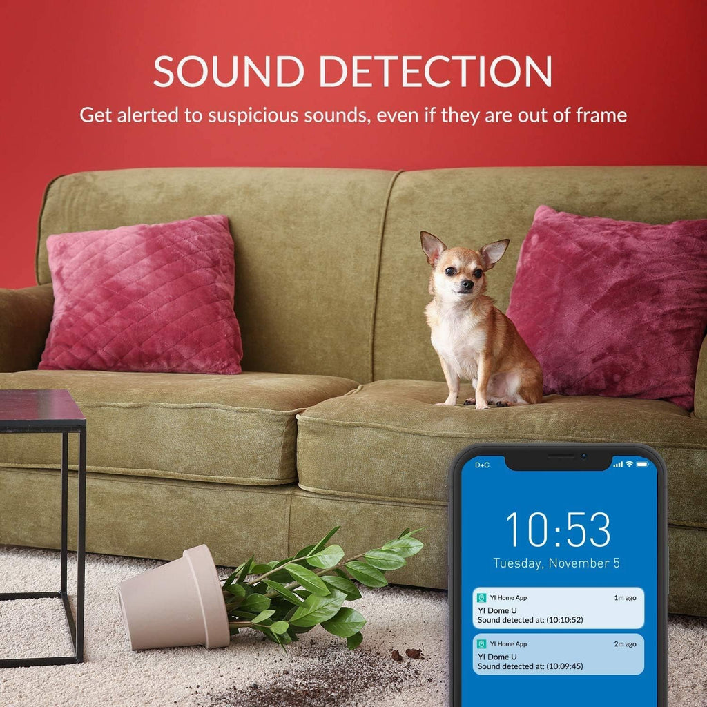 2K WiFi Indoor Security Camera 360-degree with Night Vision, 2-Way Audio, 2pc W388