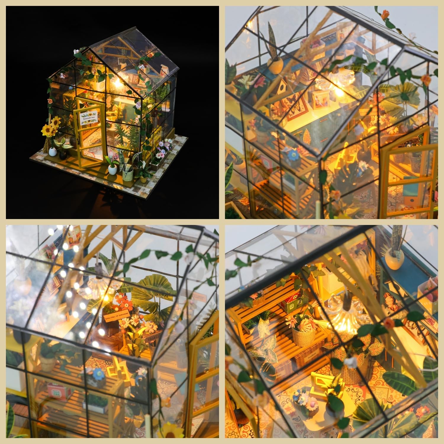 Dollhouse Miniature DIY House Kit with Furniture Z5842
