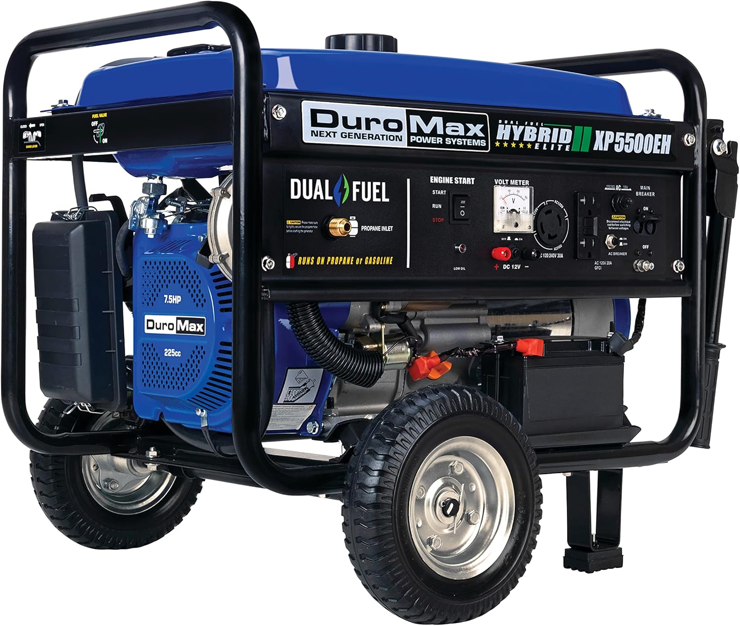 5500 Watt Dual Fuel Portable Generator L93586