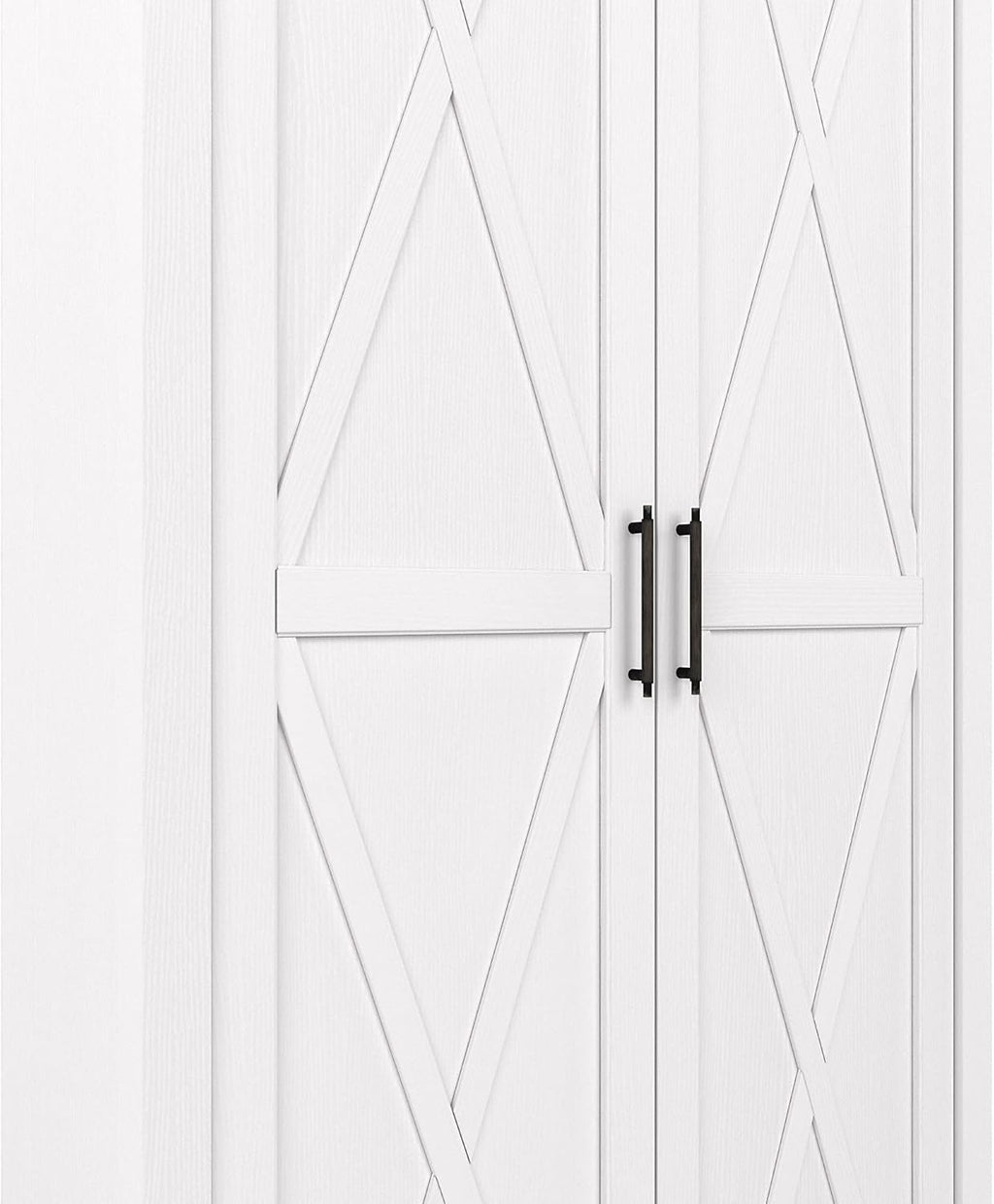Pure White Oak Bathroom Storage Cabinet with Doors U737