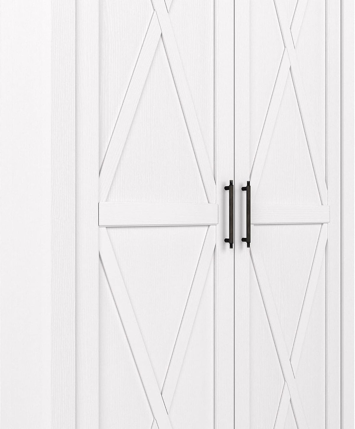 Pure White Oak Bathroom Storage Cabinet with Doors U737