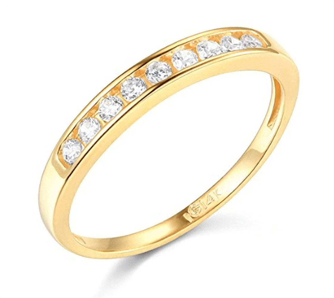 14K Yellow Gold Engagement Ring Set Z853