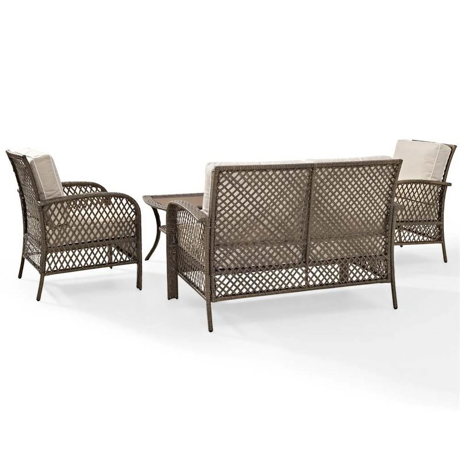 4 Piece Wicker Patio Sofa Set R12702