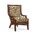 Gray Solid Wide Armchair Y112
