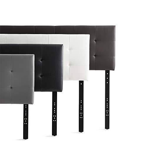 White Faux Leather Headboard K2804