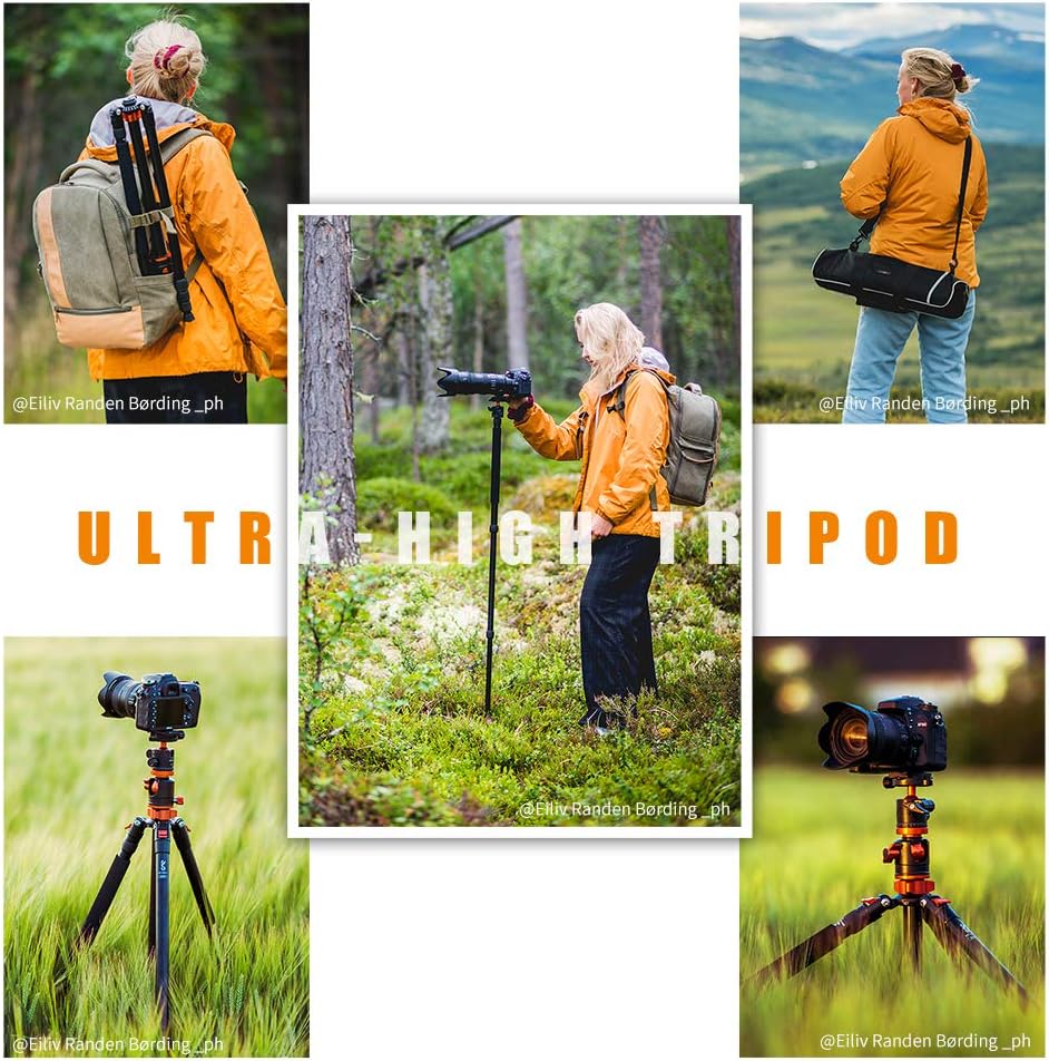 94 Inch 4 Section Aluminium Camera Tripod with Ball Head B7588