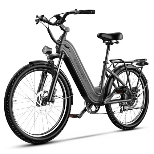 26" Electric Bike with 7-Speed and Removable Battery M214449