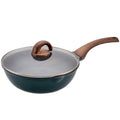 Nonstick Deep Frying Pan Wok with Glass Lid S78633
