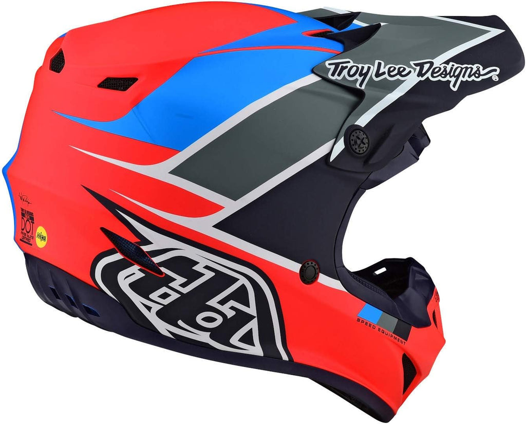 Orange/Navy Youth Helmet with MIPS S58611