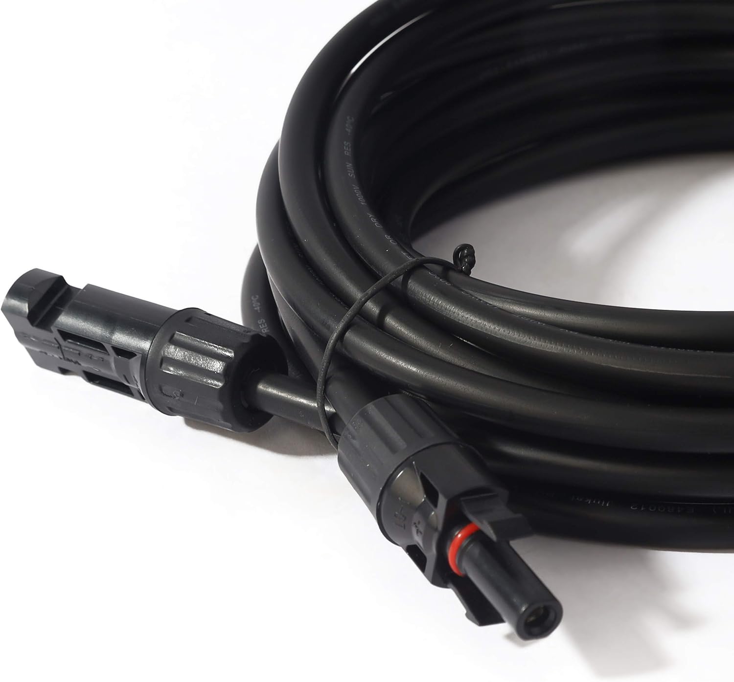 10AWG 20ft Solar Extension Cable with Female and Male Connectors, Pack of 2 S577