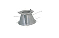 Specular Clear Finish Rotatable Wall Wash Recessed Commercial Reflector P9056