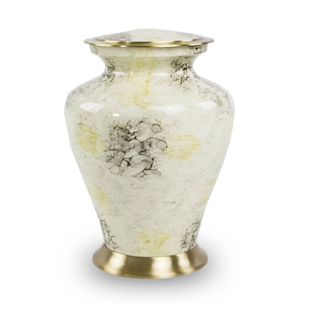 Large Marble White Cremation Urn T157173