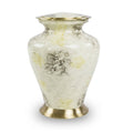 Large Marble White Cremation Urn T157173