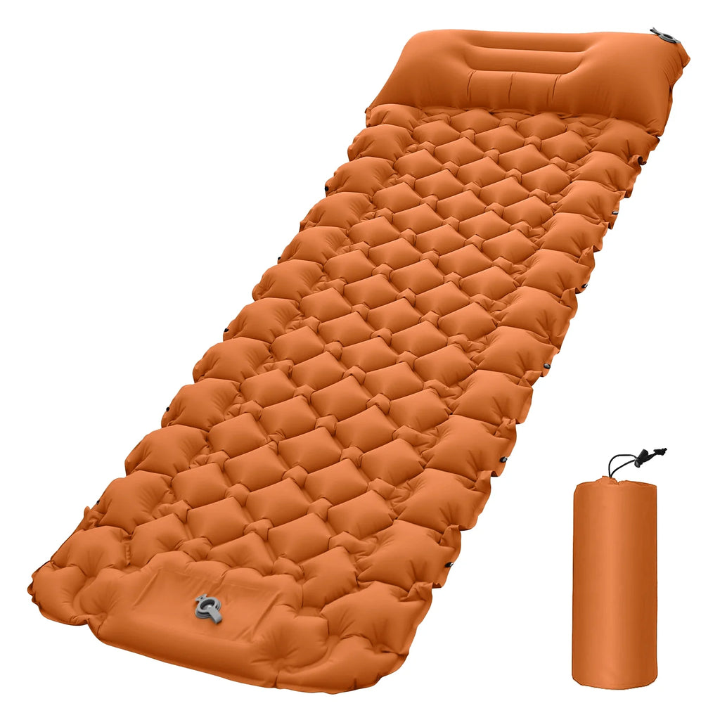 Lightweight Camping Mat with Air Pillow Waterproof Sleeping Pad K22722