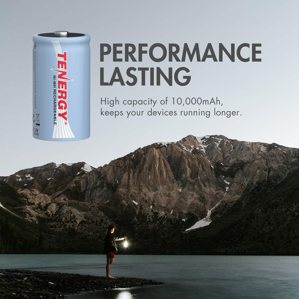 10000mAh NiMH D Battery 16-Pack A252284