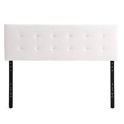 White Faux Leather Headboard K2804