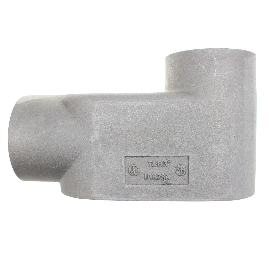 Cast-Aluminum Rigid Conduit Body, Type LB, 3-Inch L814592
