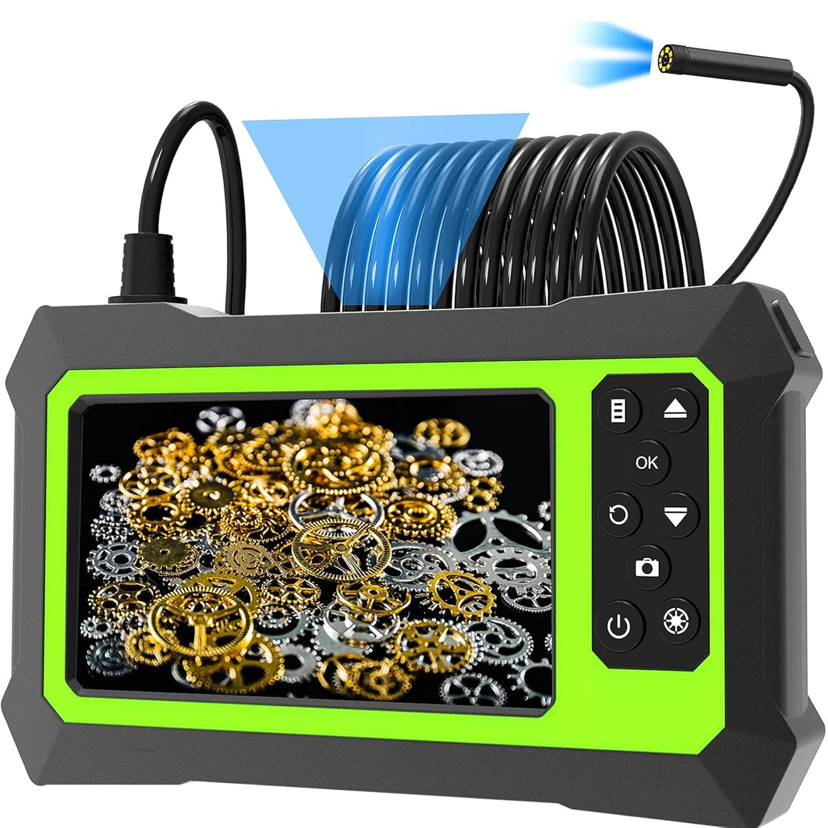 23FT 1080P IP67 Waterproof Endoscope Camera with 4.3 Inch LCD Screen E318310