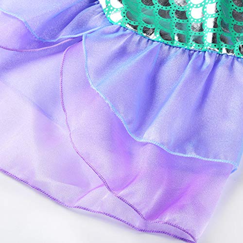 Girls Princess Mermaid Costume Dress V748