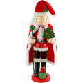 13.5" Wooden Santa Nutcracker W86407