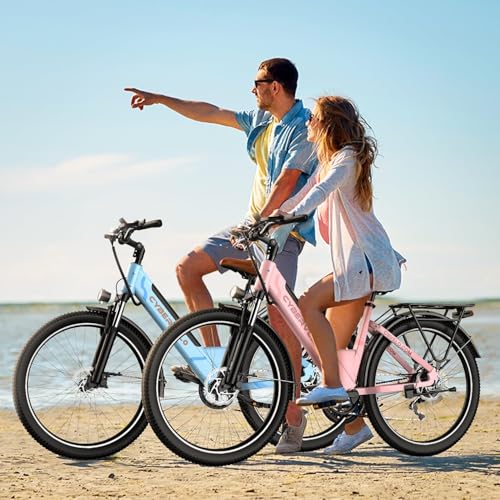 26" Electric Bike with 7-Speed and Removable Battery M214449